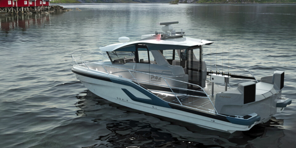 BYTT UT SJARKEN: En P42 i SUV-versjon tenkt for fiske- og opplevelsesturer. (ILLUSTRASJON: Hydrolift)