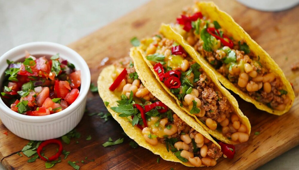FREDAGSFAVORITT: Taco er en vinner hos både store og små på fredagskvelden. Foto: Colourbox FREDAGSFAVORITT: Taco er en vinner hos både store og små på fredagskvelden. Foto: Colourbox