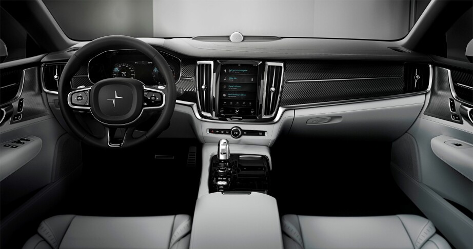 Kjent interiør fra de nyeste Volvo-modellene.