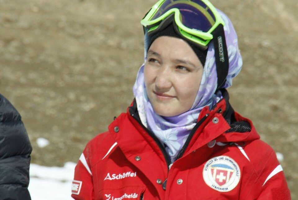 DISKRIMINERING: Zakia bruker ski og annen sport i kampen for kvinners rettigheter i Afghanistan. FOTO: Privat