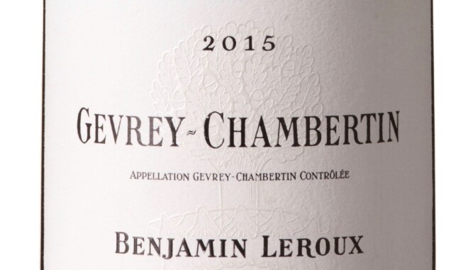 GODT KJØP: Leroux Gevrey-Chambertin Vieilles Vignes 2015. Foto: Vinmonopolet
