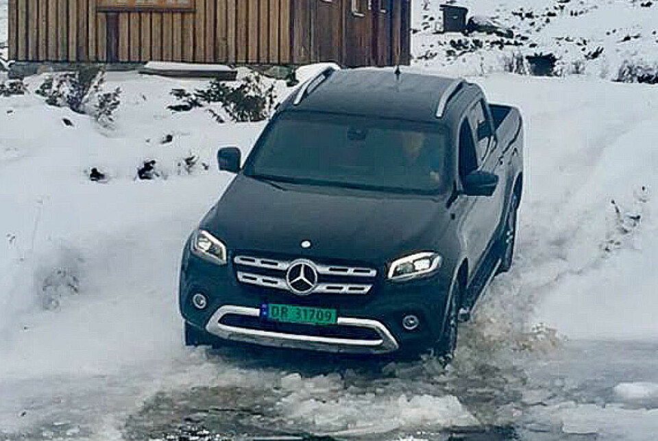 I NORGE: Mercedes X-klasse er endelig i Norge. Foto: Mercedes