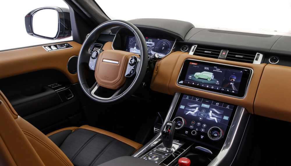 N YTT: Range Rover Sport kommer med samme betjeningspanel og samme brukergrensesniitt som Range Rover Velar. N YTT: Range Rover Sport kommer med samme betjeningspanel og samme brukergrensesniitt som Range Rover Velar.