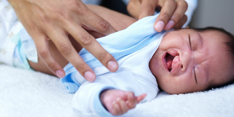 ¨LEPPE-, KJEVE- OG/ELLER GANESPALTE HOS BABY: En isolert ganespalte er vanskeligere å legge merke til på ultralyd, sammenliknet med den åpne. Foto: Gettyimages.com.