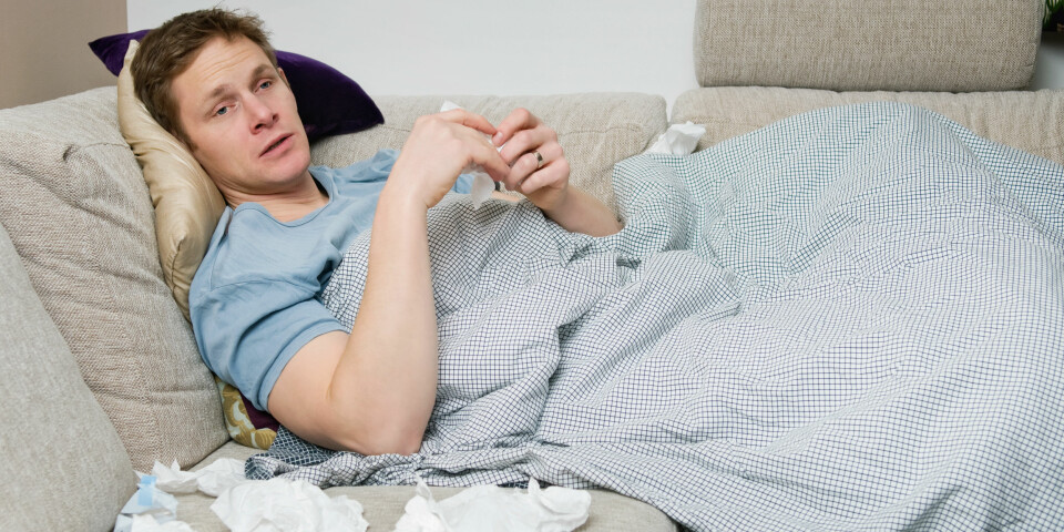 MAN FLU: Amerikanske studier viser at kvinner med lavt testosteronnivå har et immunforsvar som beskytter bedre mot influensavirus, sammenliknet med menn som har et høyt nivå. Foto: Getty Images