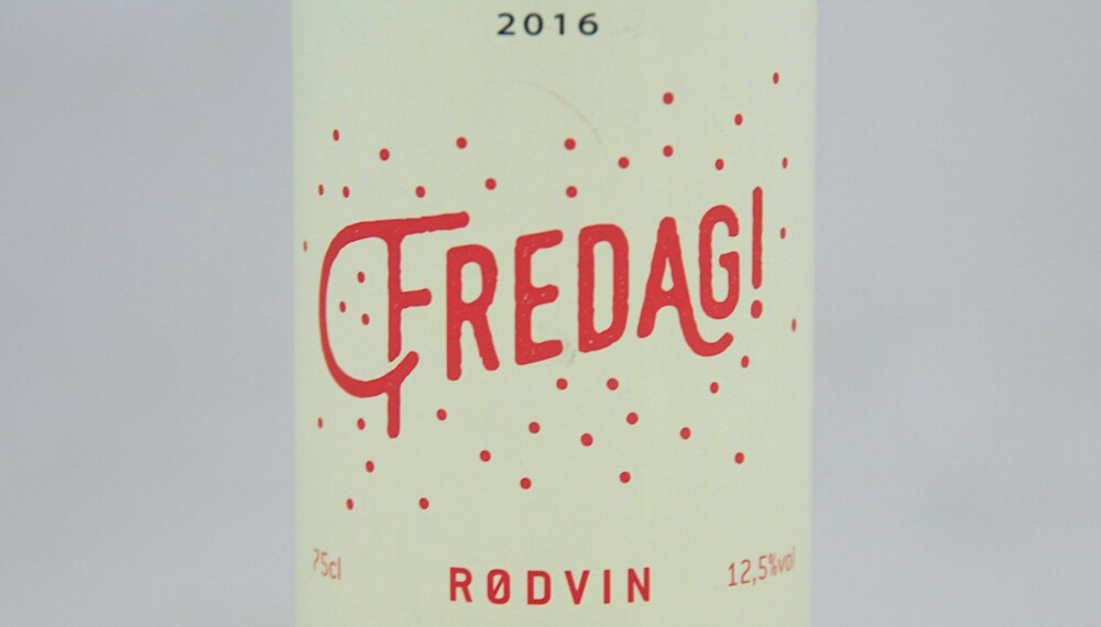 GODT KJØP: Fredag Rødvin 2016. Foto: Arnie Stalheim