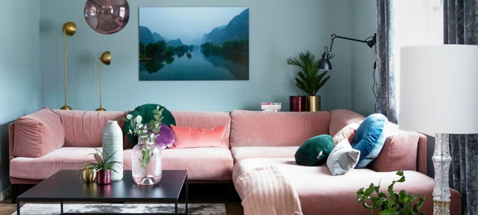 Slik bruker du farger til å binde sammen ulike interiørstiler