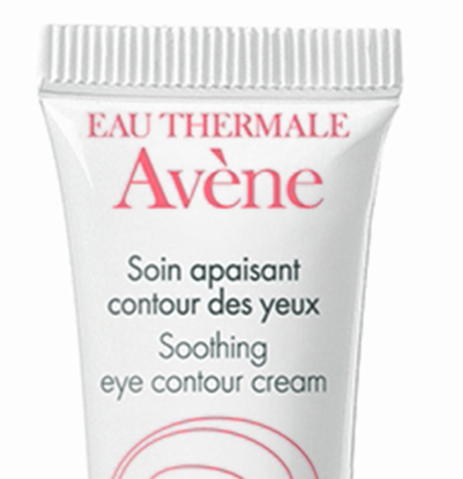 Aldri mer poser! Christels nødhjelp til puffy øyne. Avene Soothing eye contour cream, kr 139.