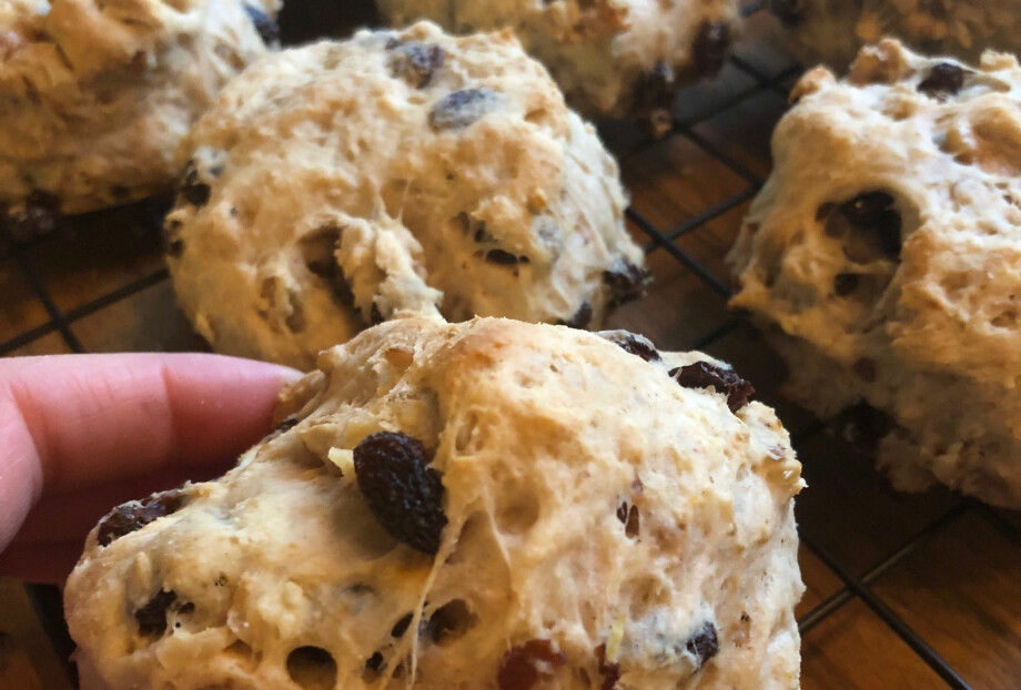 Hjembakt: Nystekte scones til kvelds!