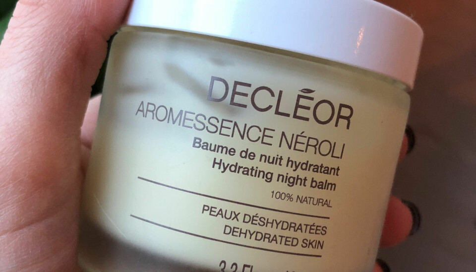 Klassiker: Decleors hydrating night balm demper Christels tørre vårhud. Kr 277.
