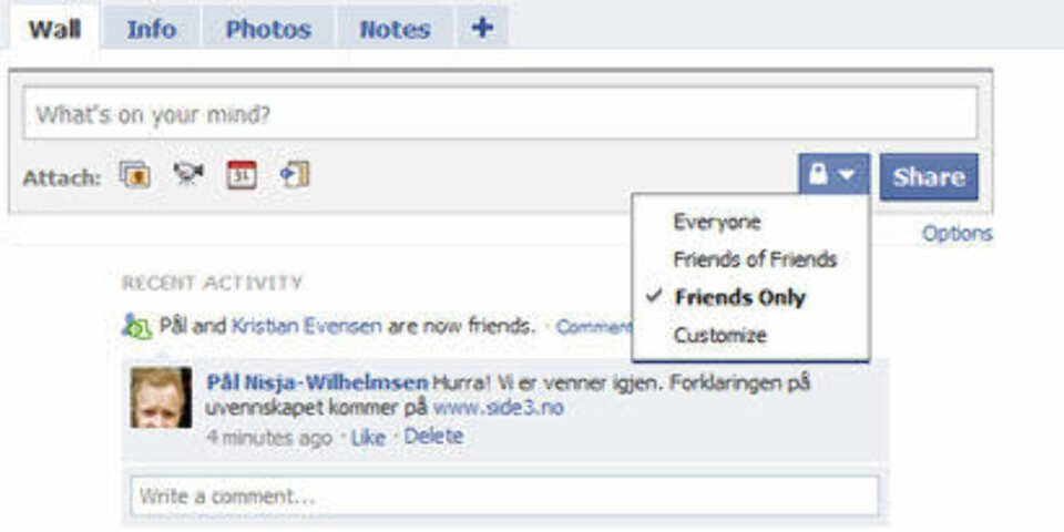 Facebook-tabben du ikke må gjøre
