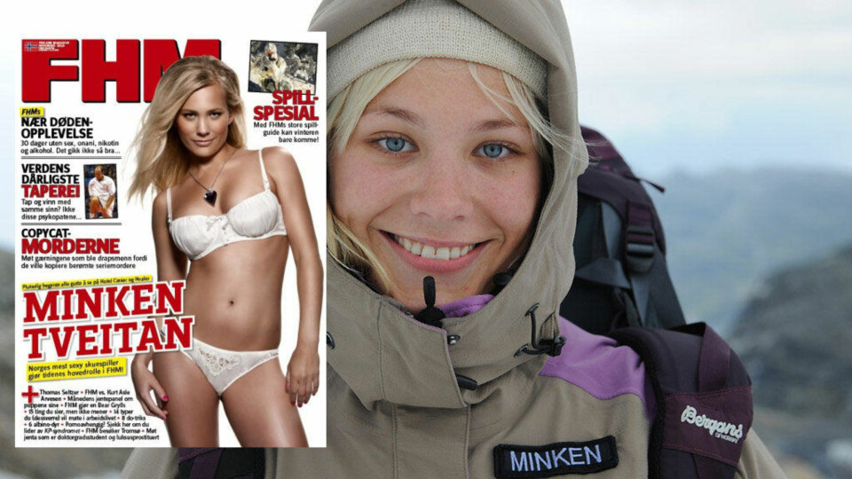Cæsar-Minken stripper i FHM