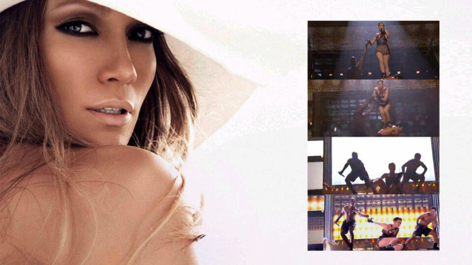 Her faller J-Lo på rumpa