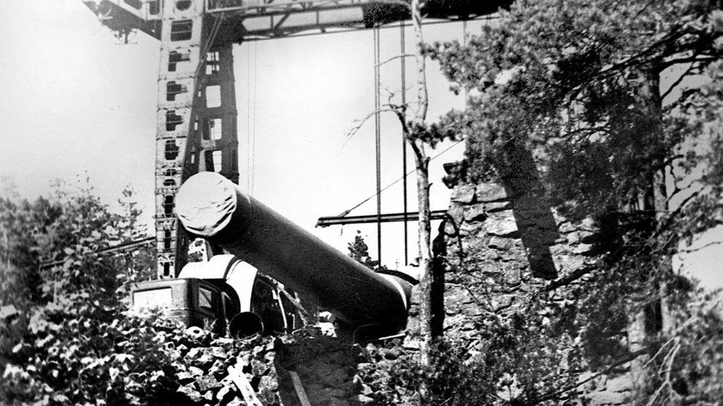 KJEMPEKANON: Fra Nøtterøy kunne kanonen på Vardås Fort nå helt til svenskegrensen