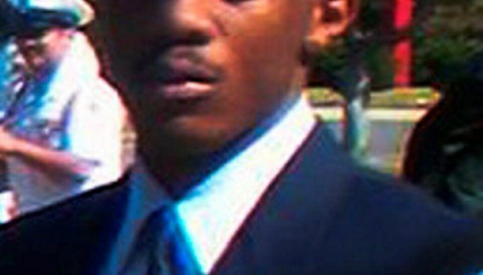 Delvonte Tisdale avbildet i sin Air Force Jr ROTC-uniform.