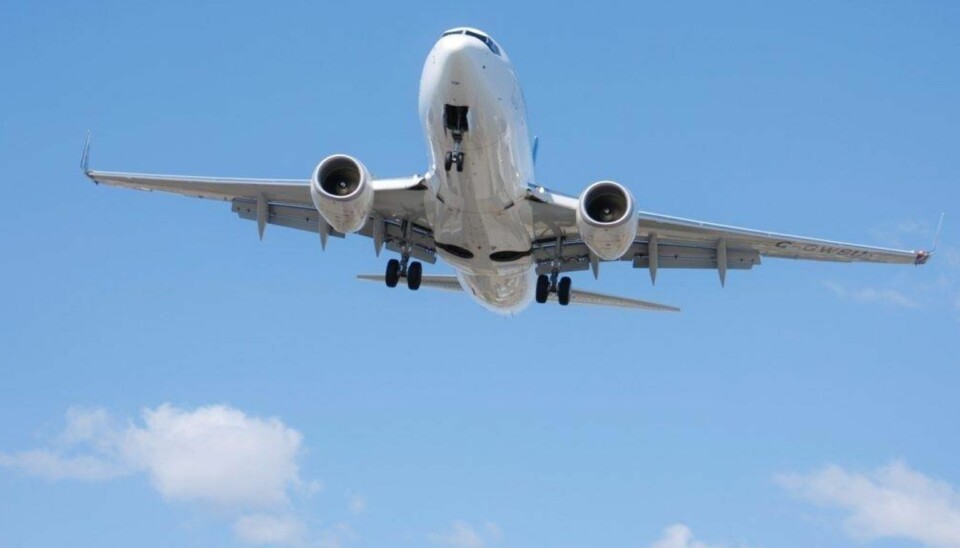 En Boeing 737. Man antar at Delvonte Tisdale falt ut av flyets hjulbrønn ved landing.