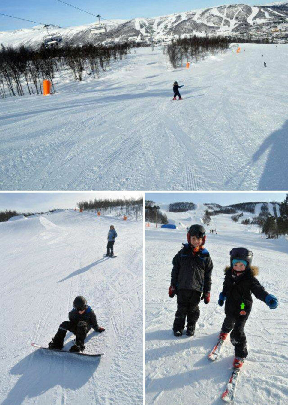 Geilo med kone og barn