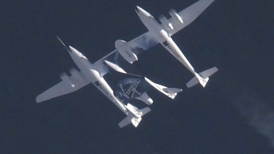 - SpaceShipTwo falt som en stein