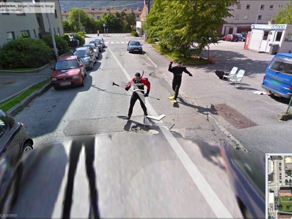Gigantpenis på Google Maps