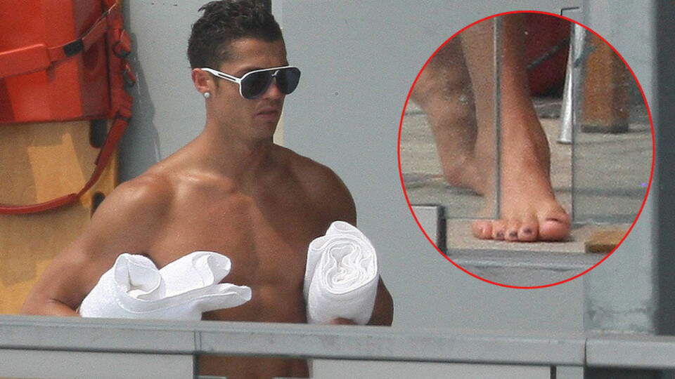 Se, Ronaldo har neglelakk
