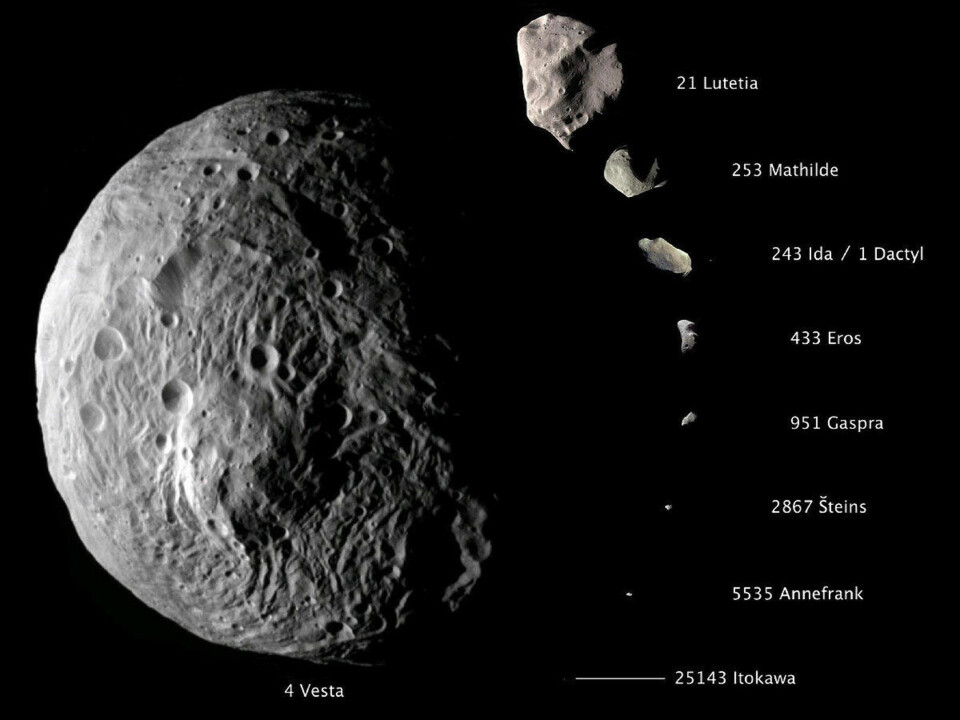 Monsterasteroide har fjell høyere enn Mount Everest