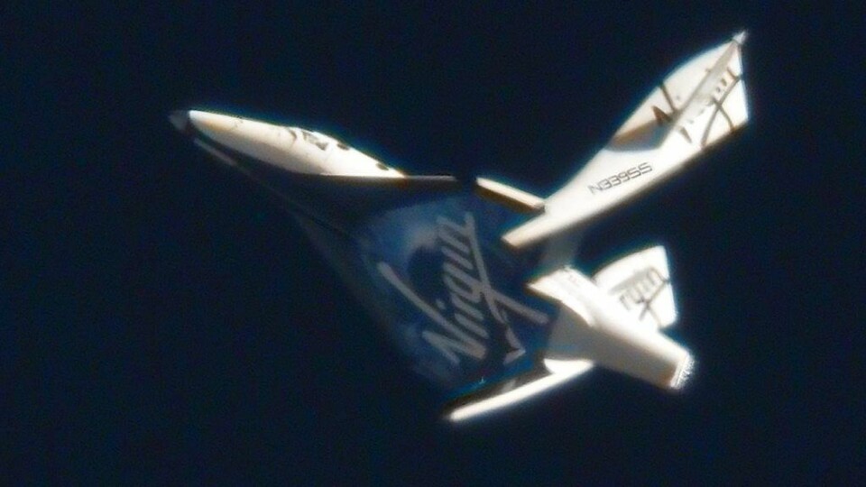 - SpaceShipTwo falt som en stein