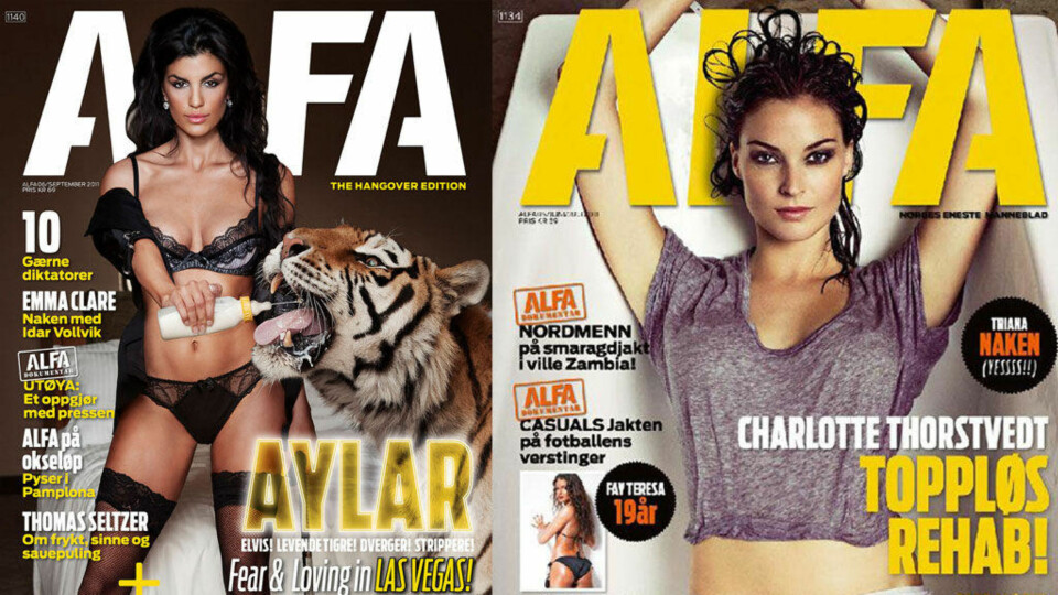 Full sprekk for kjendisblad