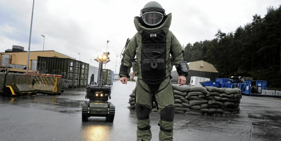 Han er ansvarlig for terror-bombeberedskapen i Norge