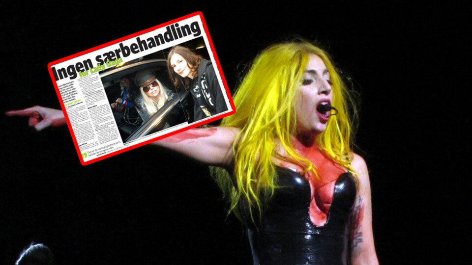 - Ingen så Lady Gaga her