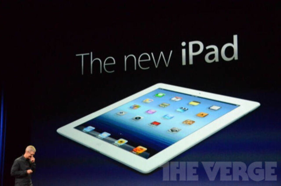 Her er nye iPad