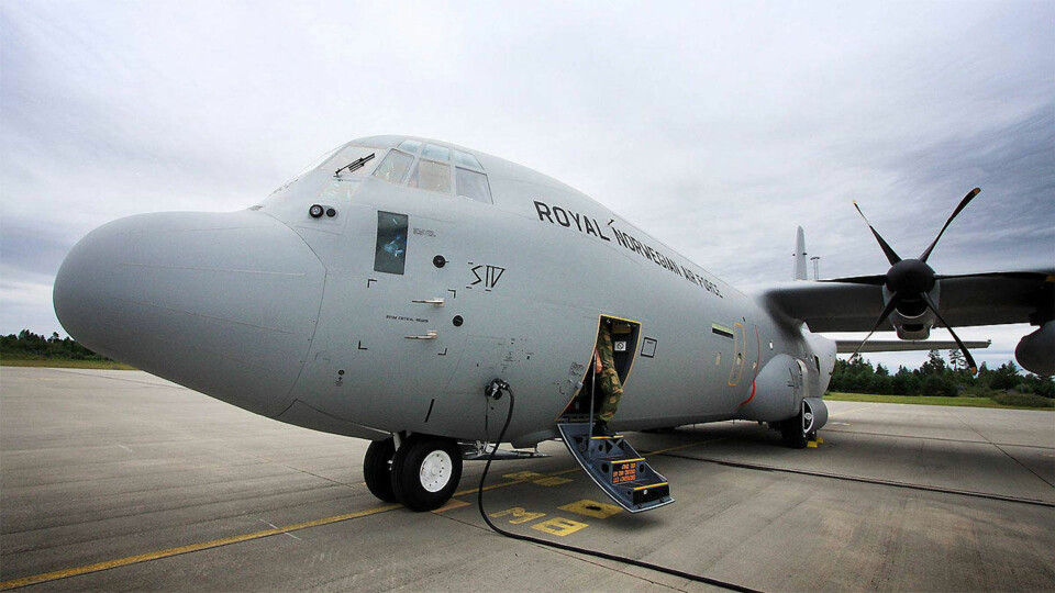 Første havari med Super Hercules