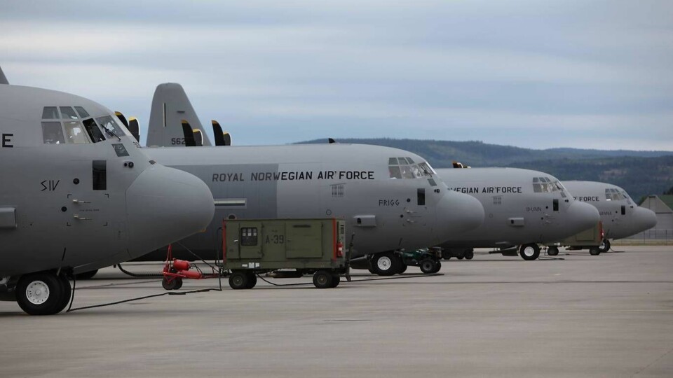 Første havari med Super Hercules
