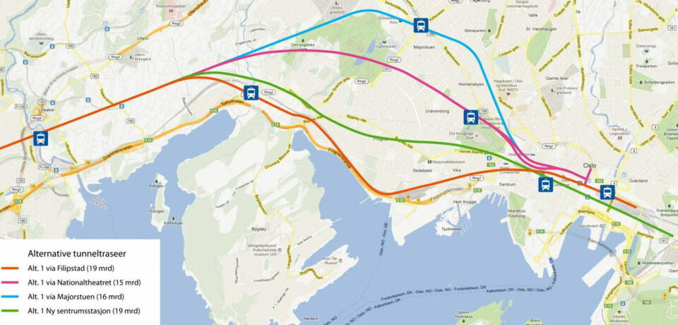 Fremtidens Oslo med 180 milliarder til kollektivtransport