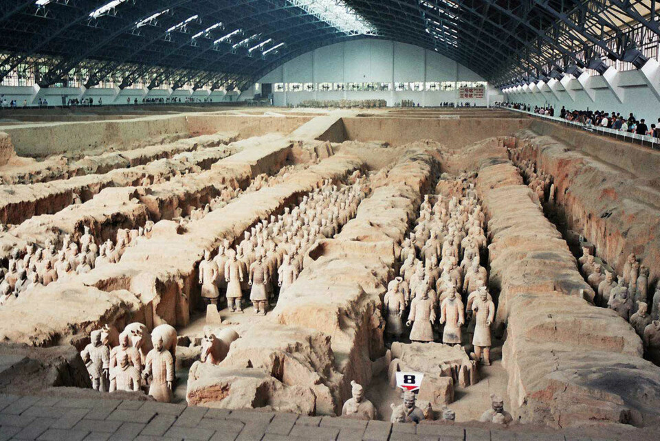 Avduket 2000 år gamle statuer