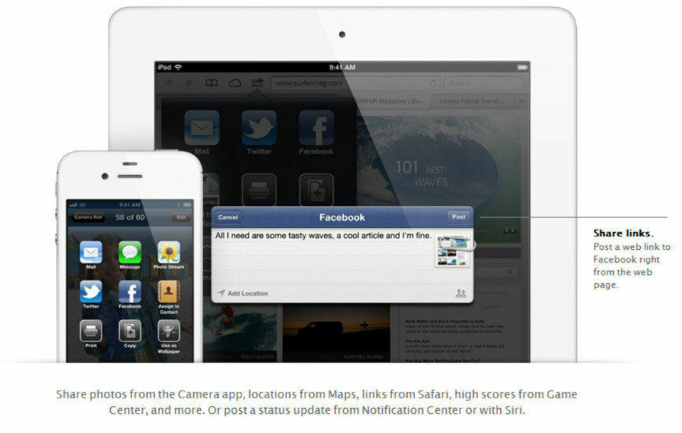 Dette er nytt i iOS 6