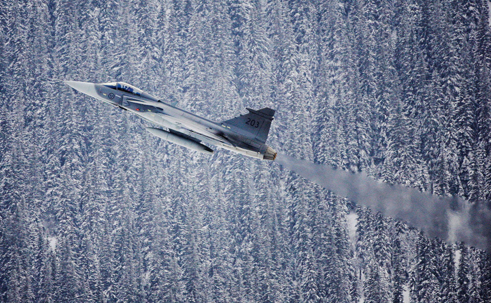 Svenskene vil ha ubemannet kampfly