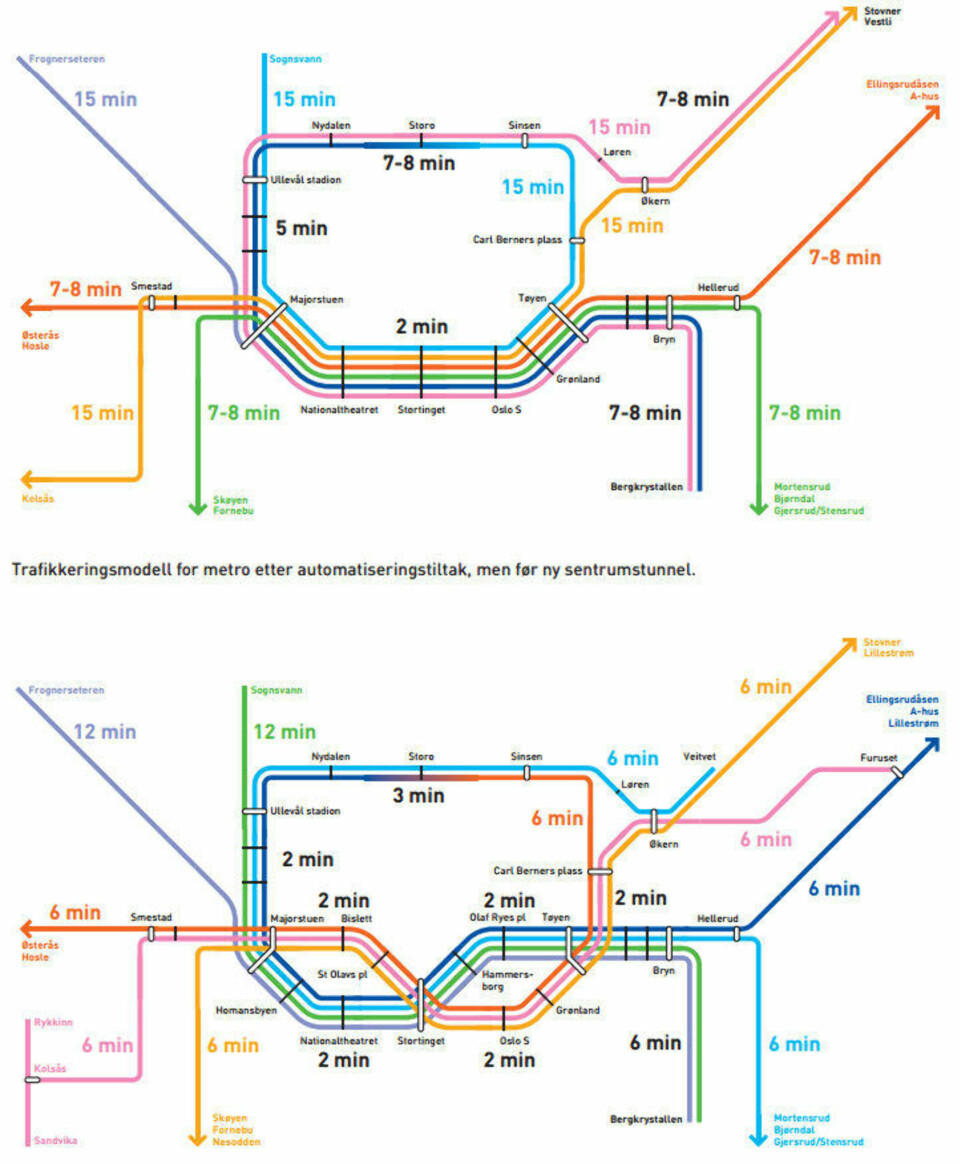 Fremtidens Oslo med 180 milliarder til kollektivtransport