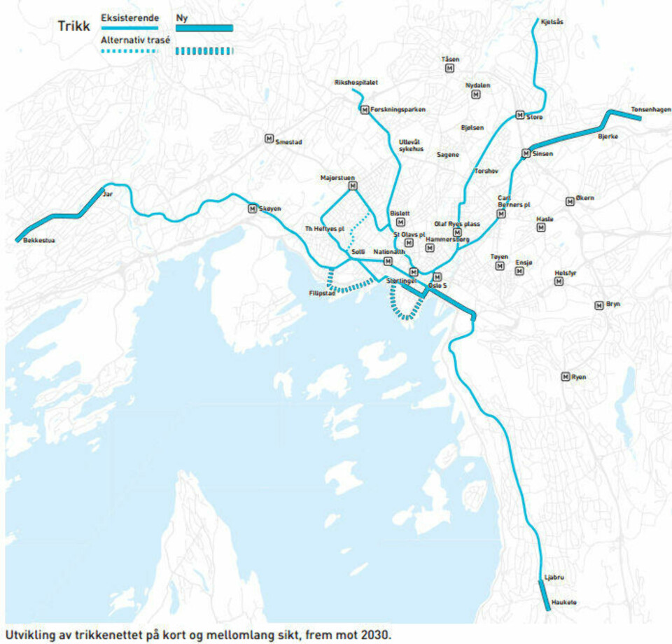 Fremtidens Oslo med 180 milliarder til kollektivtransport