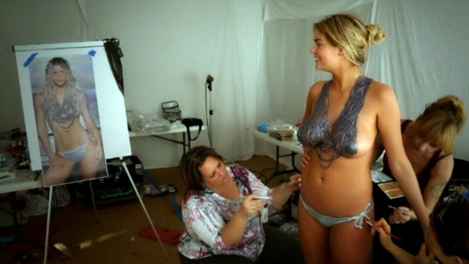 Kate Upton er splitter naken