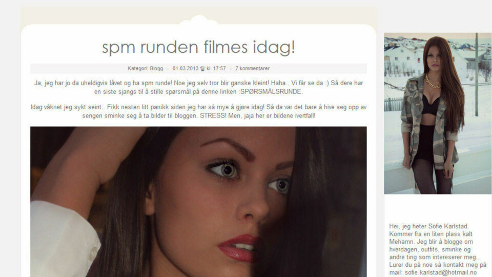 Dette er Norges hotteste blogger