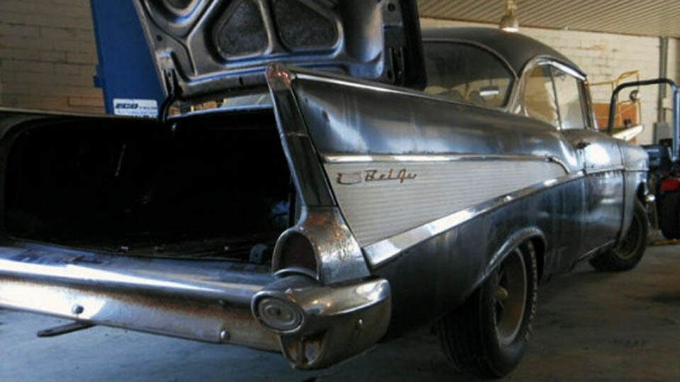 1957 Chevrolet Bel Air: Se hva som dukket opp på låven!