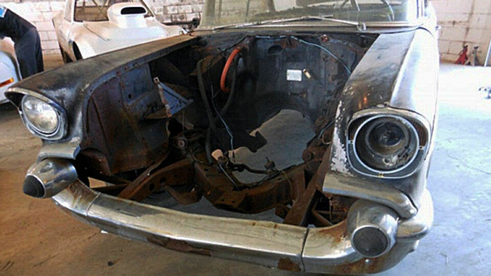 1957 Chevrolet Bel Air: Se hva som dukket opp på låven!