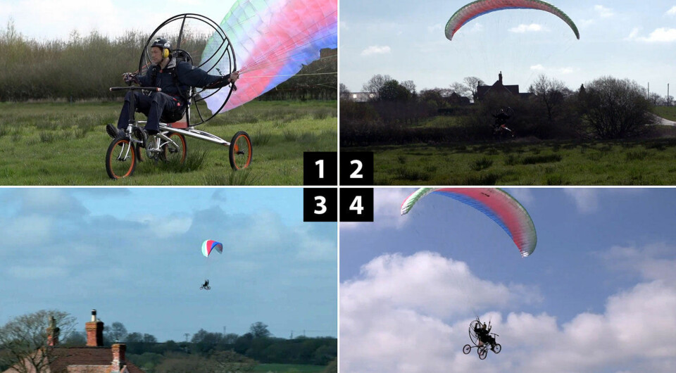 Denne flyr rett over køen