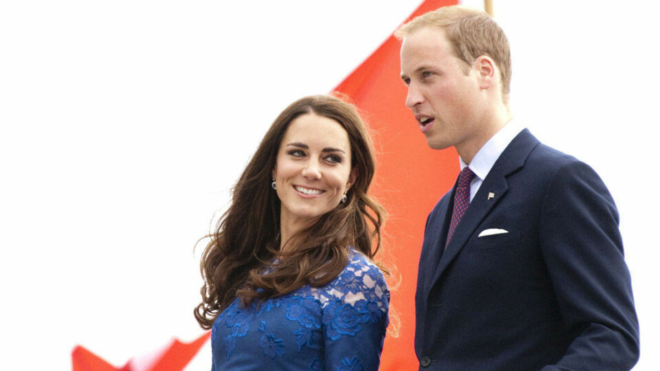 William og Kate venter med barn