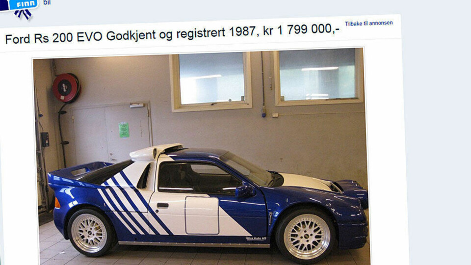 26 år gammel Ford – til 1,8 millioner