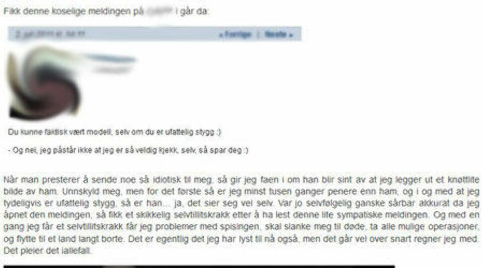 Kjendisblogger er politianmeldt