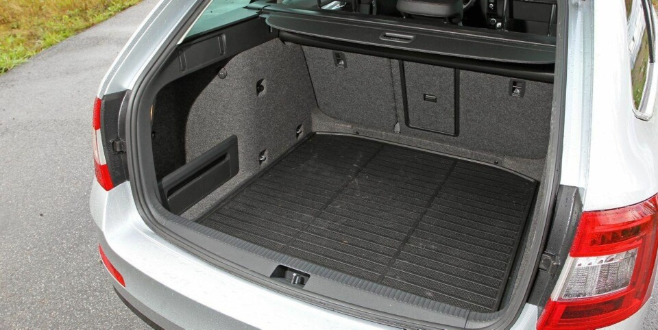 Skoda Octavia treffer midt i blinken