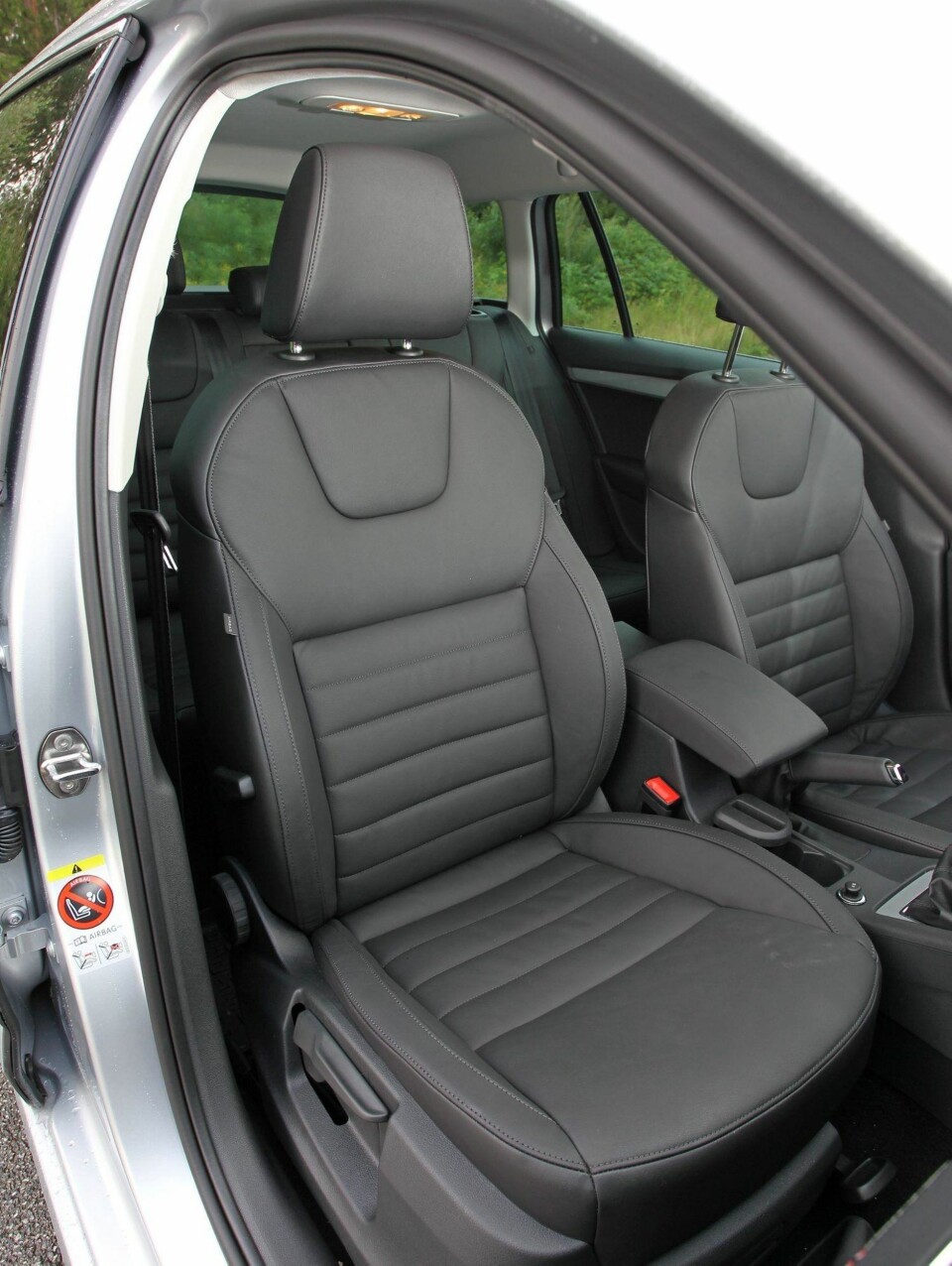 Skoda Octavia treffer midt i blinken