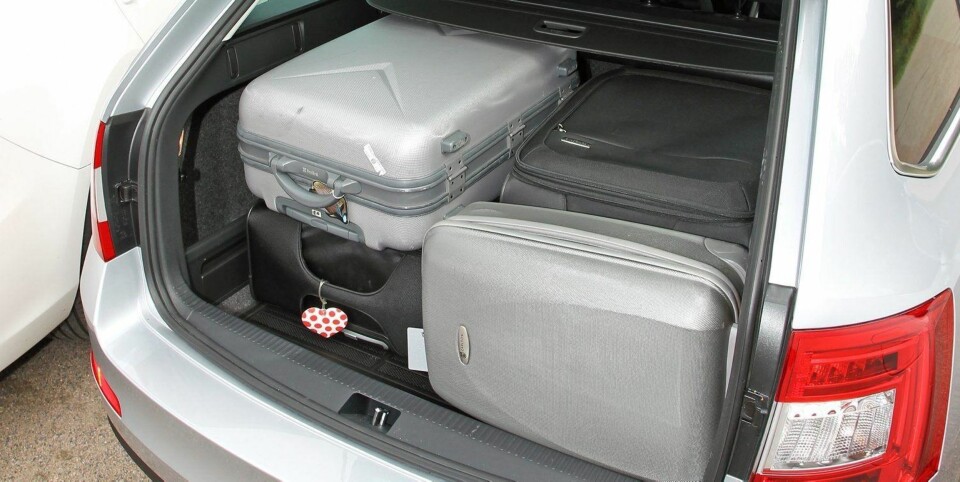 Skoda Octavia treffer midt i blinken