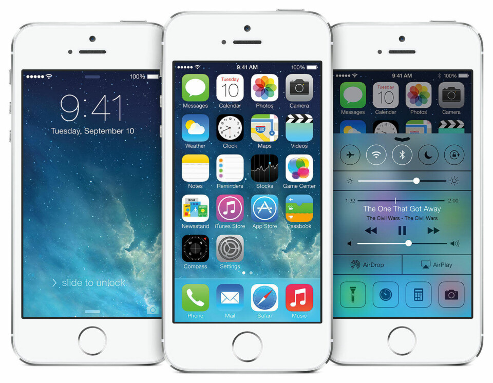 Nå er iOS 7 lansert i Norge